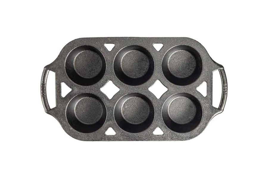 Lodge Cookware Seasoned Cast Iron Muffin Pan